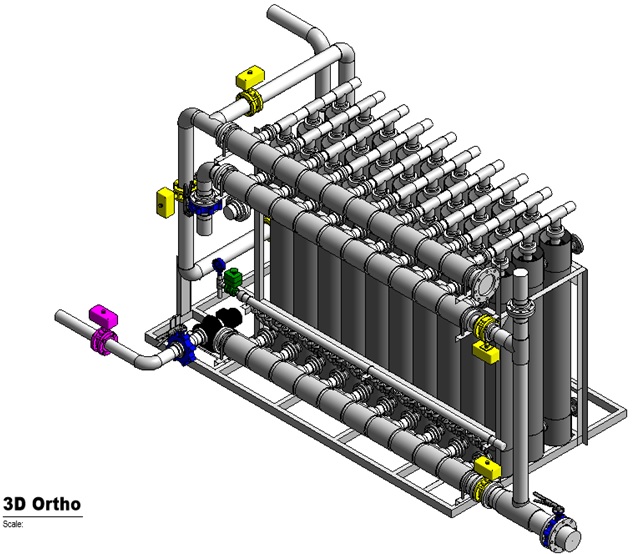 ECM–Pilot plant skid-Effluent System